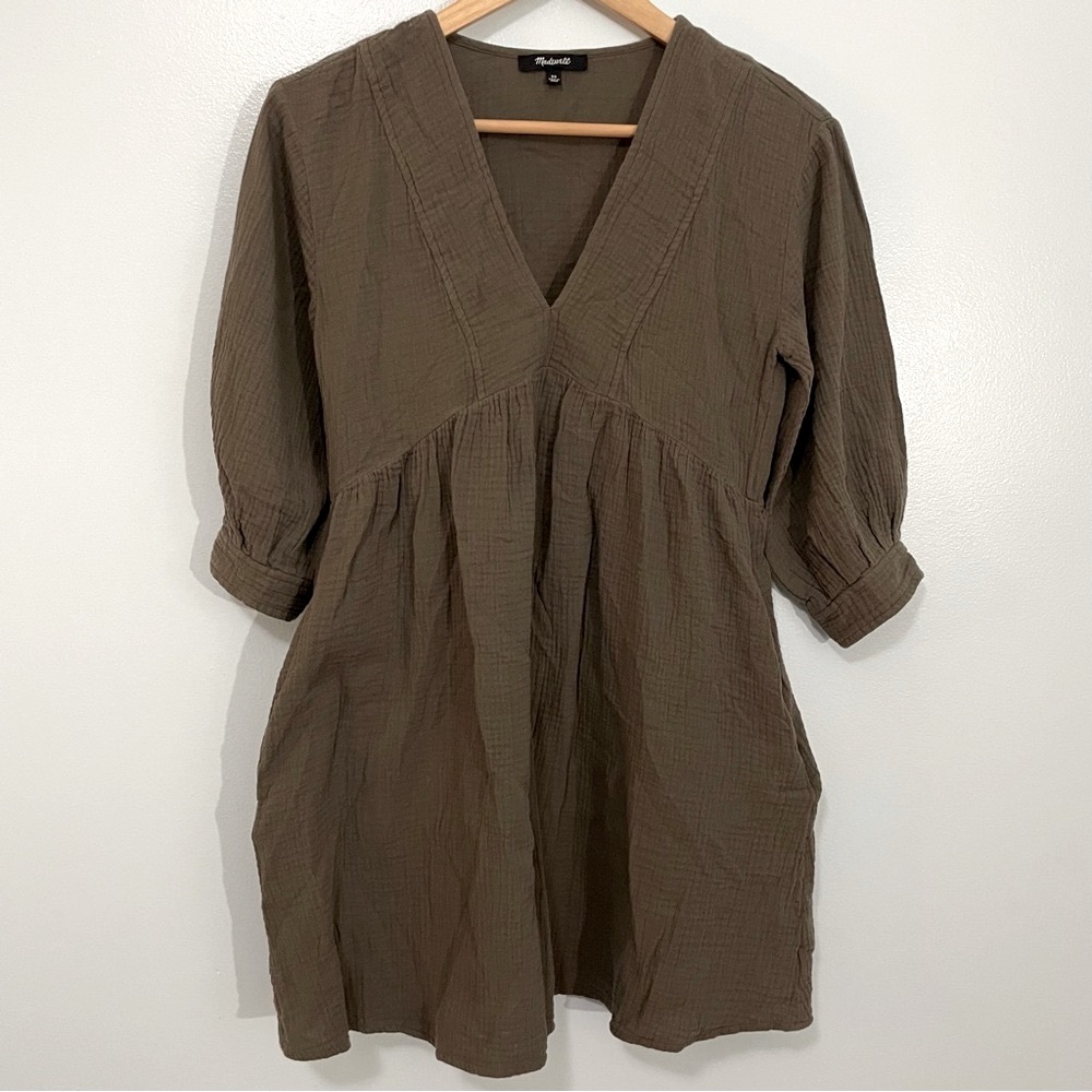 Madewell Brown Tunic Top